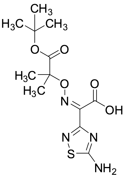 (Z)-2-(5-Amino-1,2,4-thiadiazol-3-yl)-2-(((1-(tert-butoxy)-2-methyl-1-oxopropan-2-yl)oxy)imino)acetic Acid