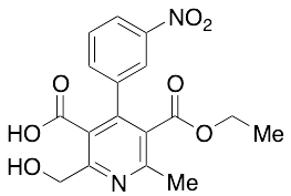 5-(Ethoxycarbonyl)-2-(hydroxymethyl-6-methyl-4-(3-nitrophenyl)nicotinic Acid(Nitrendipine Impurity)