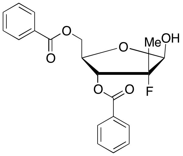 (2R)-2-Deoxy-2-fluoro-2-methyl-beta-D-erythro-pentofuranose 3,5-Dibenzoate