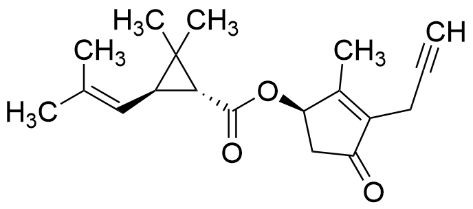 (1R)-2-Methyl-4-oxo-3-(prop-2-yn-1-yl)cyclopent-2-en-1-yl (1R,3R)-2,2-dimethyl-3-(2-methylprop-1-en-1-yl)cyclopropane-1-carboxylate
