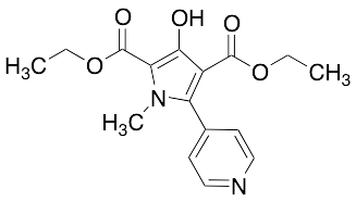 3-Hydroxy-1-methyl-5-pyridin-4yl-1H-pyrrole-2,4-dicarboxylic Acid Diethyl Ester