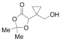 5-(1-(Hydroxymethyl)cyclopropyl)-2,2-dimethyl-1,3-dioxolan-4-one