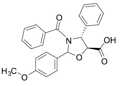 (4R,5S)-3-Benzoyl-2-(4-methoxyphenyl)-4-phenyloxazolidine-5-carboxylic acid