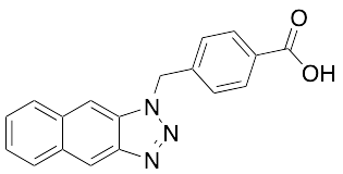 4-[(1-Naphtho[2,3-d]triazol-1-yl)methyl]benzoic Acid