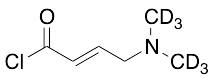(E)-4-(Dimethylamino)but-2-enoyl Chloride-d6