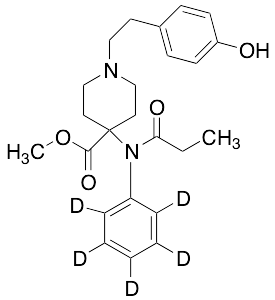 Npiperidino-Desphenethyl Npiperidino-(4-Hydroxyphenylethyl) Carfentanil (Phenyl-d5)