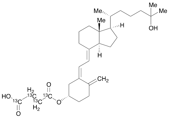 25-Hydroxyvitamin D3 3-Hemisuccinate-13C4 (90%)
