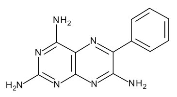 Triamterene 1.0 mg/ml in Dimethyl Sulfoxide - CAS No. 396-01-0 Triamterene 1.0 mg/ml in Dimethyl Sulfoxide