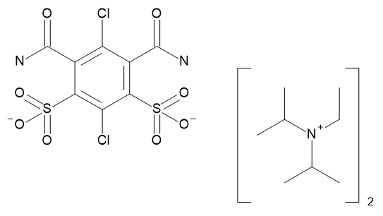 Chlorothalonil metabolite SYN548008 bis(diisopropylethylammonium)