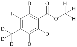 Methyl 3-Iodo-4-methyl-d3-benzoate-2,5,6-d3