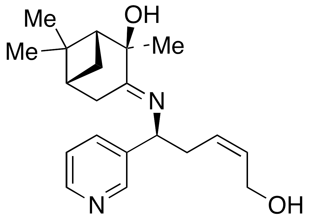 (1R,2R,5R)-3-[[(1S,3Z)-5-Hydroxy-1-(3-pyridinyl)-3-penten-1-yl]imino]-2,6,6-trimethyl-bicyclo[3.1.1]heptan-2-ol