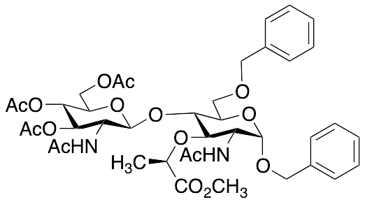 Benzyl 4-O-(2-Acetamido-2-deoxy-3,4,6-Tri-O-acetyl-Beta-D-glucopyranosl)-N-acetyl-Alpha-D-muramic Acid Methyl Ester
