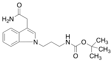N-​[3-​[3-​(2-​Amino-​2-​oxoethyl)​-​1H-​indol-​1-​yl]​propyl]​-​carbamic Acid 1,​1-​Dimethylethyl Ester
