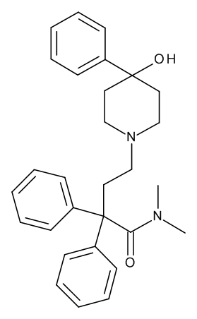4-(4-Hydroxy-4-phenylpiperidin-1-yl)-N,N-dimethyl-2,2-diphenylbutanamide