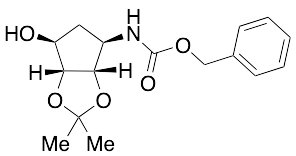 Phenylmethyl ester N-[(3aS,4R,6S,6aR)-tetrahydro-6-hydroxy-2,2-dimethyl-4H-cyclopenta-1,3-dioxol-4-yl]-Carbamic acid