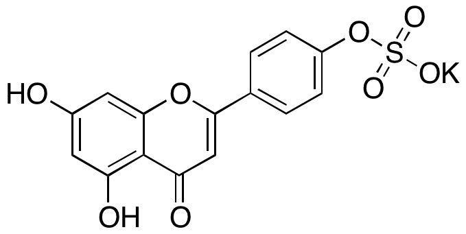 Apigenin-4'-O-sulfate Potassium Salt