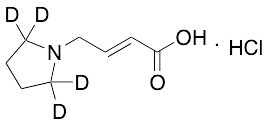 (E)-4-(Pyrrolidin-1-yl-d4)but-2-enoic Acid Hydrochloride