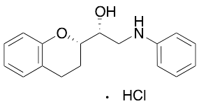 (R)-1-((S)-Chroman-2-yl)-2-(phenylamino)ethanol Hydrochloride(Mixture of 4 Diastereomers)