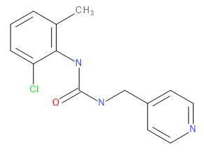 N-(2-Chloro-6-methylphenyl)-N'-(4-pyridinylmethyl)urea (CMPU)