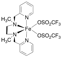 N,N’-Dimethyl-N,N’-bis(2-pyridylmethyl)-1,2-diaminoethane-bis(1,1,1-trifluoromethanesulfonate)iron