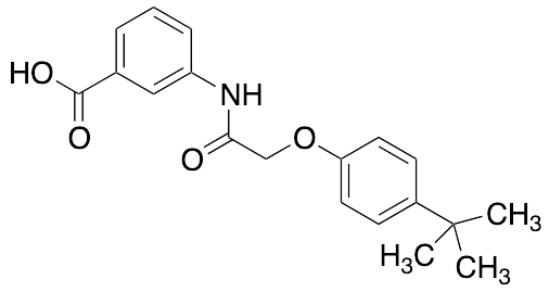 3-[[2-(4-tert-Butylphenoxy)acetyl]amino]benzoic Acid