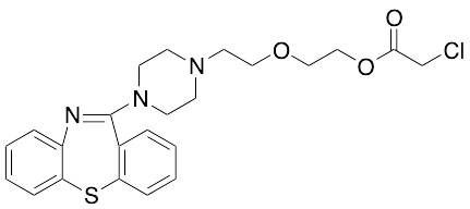 2-[2-(4-Dibenzo[b,f][1,4]thiazepin-11-yl-1-piperazinyl)ethoxy]ethyl Ester 2-Chloro-acetic Acid