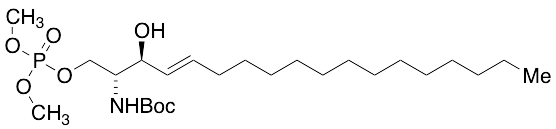 (6S)-6-[(1R,2E)-1-Hydroxy-2-hexadecenyl]-3-methoxy-2,4-dioxa-7-aza-3-phosphaoctan-8-oic Acid 3-Oxide-1,1-dimethylethyl Ester