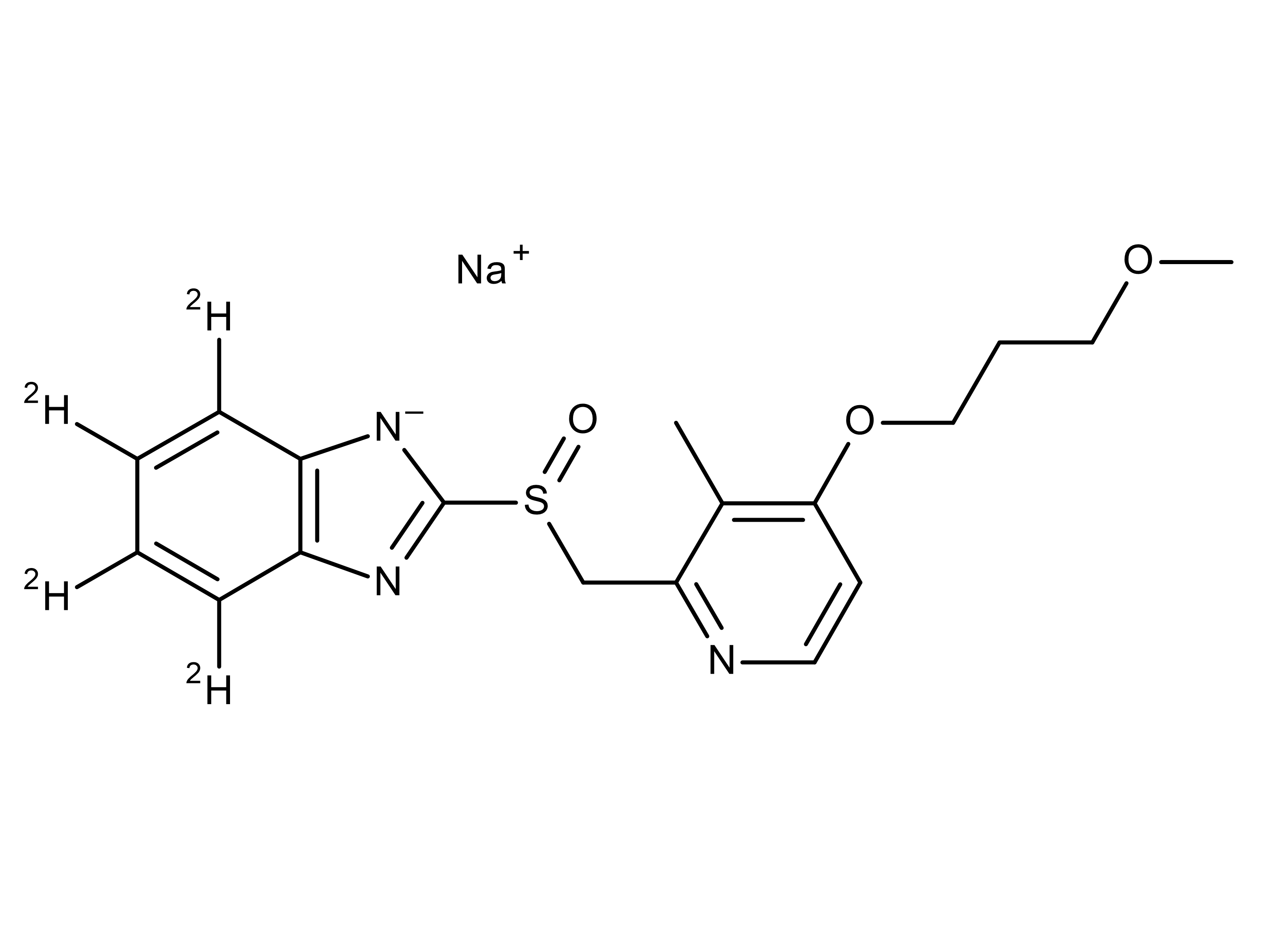 Rabeprazole-d4 Sodium Salt (benzimidazole-4,5,6,7-d4)