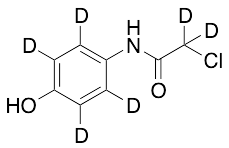 2-Chloro-N-(4-hydroxyphenyl)acetamide-d6
