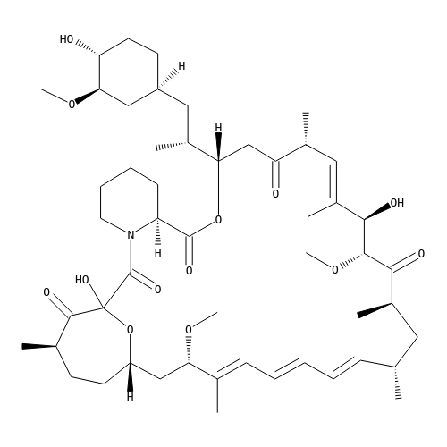 9,14-Deepoxy-15-deoxo-14-deoxy-9,15-epoxy-15-hydroxy-14-oxorapamycin (>80%)