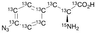 4-Azido-L-phenylalanine-13C9,15N