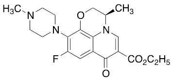 Ethyl (3R)-9-Fluoro-3-methyl-10-(4-methylpiperazin-1-yl)-7-oxo-2,3-dihydro-7H-[1,4]oxazino[2,3,4-ij]quinoline-6-carboxylate