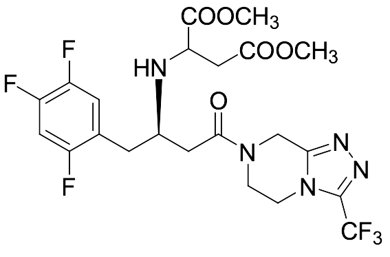 Dimethyl ((R)-4-Oxo-4-(3-(trifluoromethyl)-5,6-dihydro-[1,2,4]triazolo[4,3-a]pyrazin-7(8H)-yl)-1-(2,4,5-trifluorophenyl)butan-2-yl)aspartate