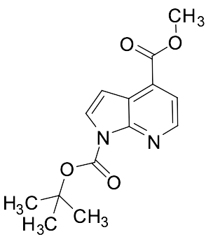 1-(tert-butyl) 4-methyl 1H-pyrrolo[2,3-b]pyridine-1,4-dicarboxylate