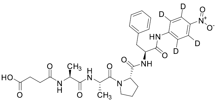 N-Succinyl-L-alanyl-L-alanyl-L-prolyl-L-phenylalanine p-nitroanilide-D₄