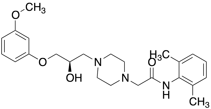 (R)-N-(2,6-Dimethylphenyl)-2-(4-(2-hydroxy-3-(3-methoxyphenoxy)propyl)piperazin-1-yl)acetamide