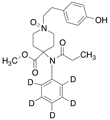 Npiperidino-Desphenethyl Npiperidino-(4-Hydroxyphenylethyl) Carfentanil (Phenyl-d5) Namino-Oxide
