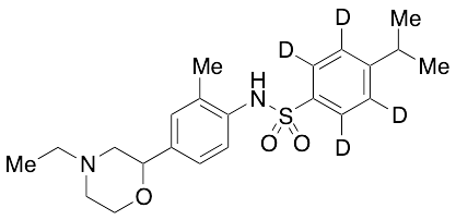N-[4-(4-Ethyl-2-morpholinyl)-2-methylphenyl]-4-(1-methylethyl)benzenesulfonamide-d4