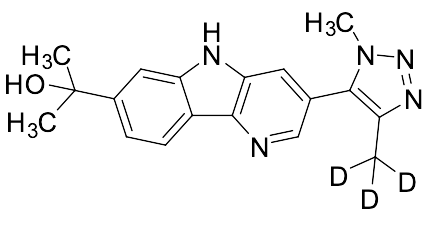 2-(3-(1-Methyl-4-(methyl-d3)-1H-1,2,3-triazol-5-yl)-5H-pyrido[3,2-b]indol-7-yl)propan-2-ol