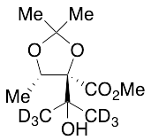 (4R,5S)-4-(2-Hydroxypropan-2-yl)-2,2,5-trimethyl-1,3-dioxolane-4-carboxylic Acid Methyl Ester-d6