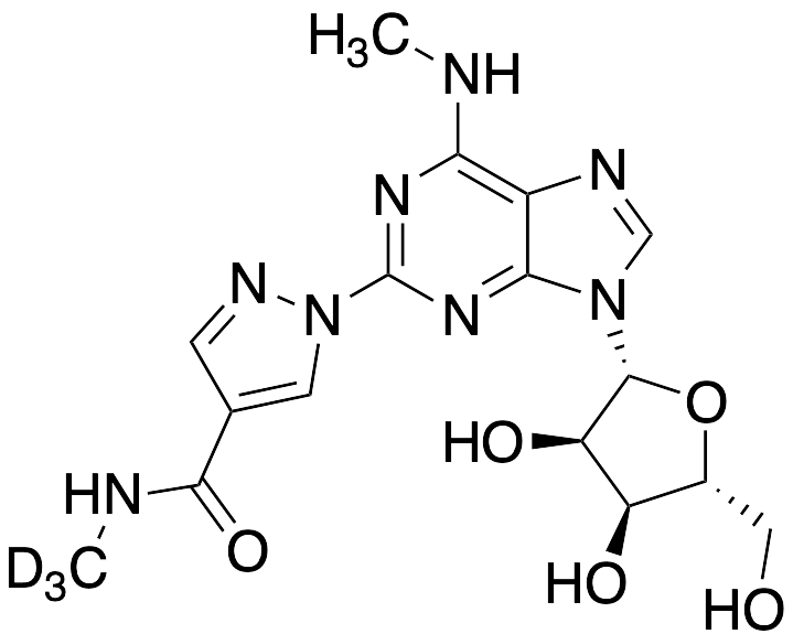 N-Methyl-2-[4-[(methylamino)carbonyl]-1H-pyrazol-1-yl]adenosine- D3