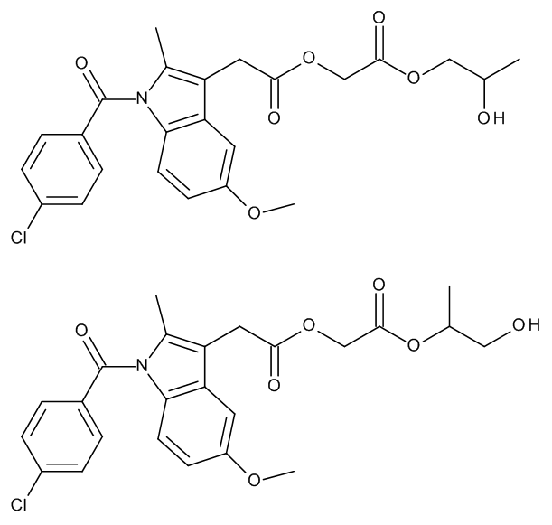 Acemetacin 1,2-Propylene Glycol Esters (Mixture of Isomers)