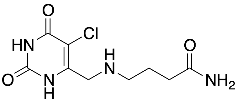 4-(((Chloro-2,6-dioxo-1,2,3,6-tetrahydropyrimidin-4-yl)methyl)amino)butanamide