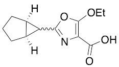 2-(Bicyclo[3.1.0]hexane-6-yl)-4-ethoxy-oxazole 4-Carboxylic Acid(endo/exo Mixtures)