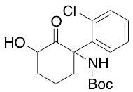 tert-Butyl (1-(2-Chlorophenyl)-3-hydroxy-2-oxocyclohexyl)carbamate