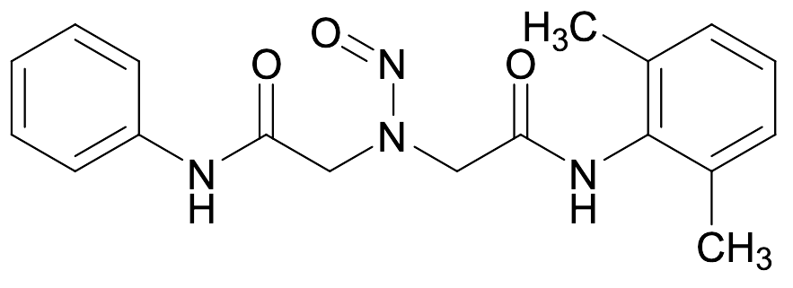 N-(2,6-Dimethylphenyl)-2-(nitroso(2-oxo-2-(phenylamino)ethyl)amino)acetamide