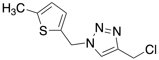 4-(chloromethyl)-1-((5-methylthiophen-2-yl)methyl)-1h-1,2,3-triazole