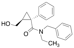 rac N-Benzyl-N-ethyl-2-(hydroxymethyl)-1-phenyl-cyclopropanecarboxamide