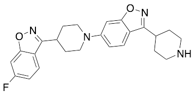 6-[4-(6-Fluoro-1,2-benzisoxazol-3-yl)-1-piperidinyl]-3-(4-piperidinyl)-1,2-benzisoxazole