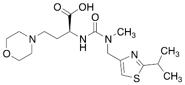 (2S)-2-{[Methyl({[2-(propan-2-yl)-1,3-thiazol-4-yl]methyl})carbamoyl]amino}-4-(morpholin-4-yl)butanoic Acid